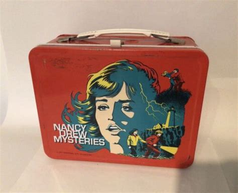 ebay nancy drew metal lunch box|nancy drew lunchbox for sale .